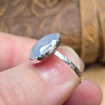 5ct Rose Cut Lavender Moon Quartz Ring sz 7.5 – Sterling Silver