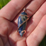 Multicolor Sodalite Pendant in 14kt Rose Gold Fill