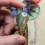 Gary Green Jasper Pendant – Sinter Mat from McDermitt Caldera