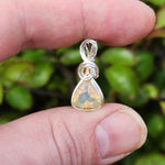 Rare 19ct Opal Butte Oregon Pendant - Sterling & 14k Gold Fill