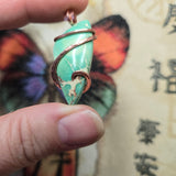 Sea Sediment Jasper Pendant – Copper Wrap