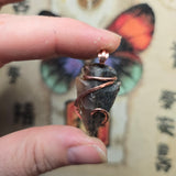 Dendritic Agate Arrowhead Pendant – Copper Wrapped