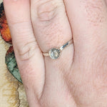 Bright Labradorite Ring in Sterling Silver Sz 9.5