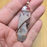 Parallax Agate Pendant in 14kt Rose Gold Fill