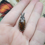 Australian Boulder Opal Pendant in Sterling Silver