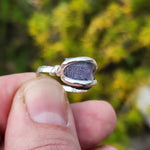Rare Purple Tourmaline Ring sz 5.5 – Sterling Silver Natural Crystal