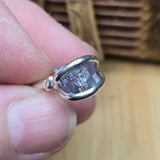 Rare Purple Tourmaline Ring sz 5.5 – Sterling Silver Natural Crystal