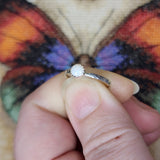 Australian Precious Opal Ring in Sterling Silver Size 7 GL