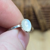 Haunting Blue Moonstone Ring sz 6 – Sterling Silver