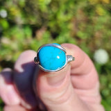 Sleeping Beauty Turquoise Ring – Sterling Silver sz 12