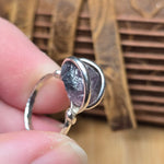 Rare Purple Tourmaline Ring sz 5.5 – Sterling Silver Natural Crystal