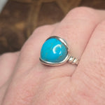 Sleeping Beauty Turquoise Ring – Sterling Silver sz 12