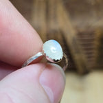 Haunting Blue Moonstone Ring sz 6 – Sterling Silver