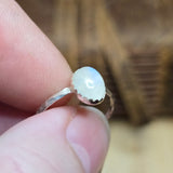 Haunting Blue Moonstone Ring sz 6 – Sterling Silver