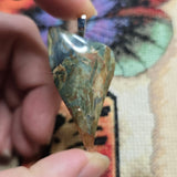 Gary Green Jasper Pendant – Sinter Mat from McDermitt Caldera