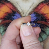 Australian Precious Opal Ring in Sterling Silver Size 6