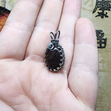 RARE Oregon Deschutes Picture Jasper Pendant in Sterling Silver