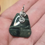 Morrisonite Picture Jasper Pendant Necklace in Sterling Silver