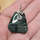 Morrisonite Picture Jasper Pendant Necklace in Sterling Silver