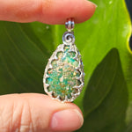 Kingman Turquoise Probably Pendant – Sterling Silver, Wild and Weird - Rock Your World 