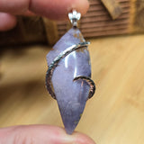 Burro Creek Agate Pendant – Desert Sky in Sterling Silver