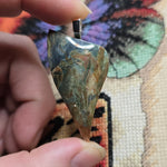 Gary Green Jasper Pendant – Sinter Mat from McDermitt Caldera