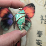 Sea Sediment Jasper Pendant – Copper Wrap