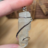 Quartz Crystal Pendant – Ice Ladder in Sterling Silver