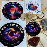 Rock Your World Super Stan Pack – Stickers, Keychain & Oregon Rocks