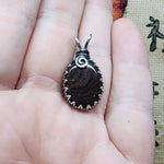 RARE Oregon Deschutes Picture Jasper Pendant in Sterling Silver