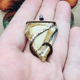 Oregon Desert Jasper Pendant in Copper