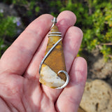 Oregon Polka Dot Agate Pendant in Sterling Silver