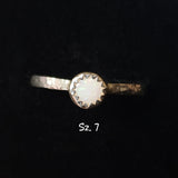 Australian Precious Opal Ring in Sterling Silver Size 7 FP