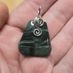 Morrisonite Picture Jasper Pendant Necklace in Sterling Silver