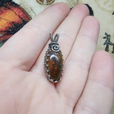 Australian Boulder Opal Pendant in Sterling Silver