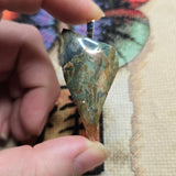 Gary Green Jasper Pendant – Sinter Mat from McDermitt Caldera