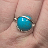Sleeping Beauty Turquoise Ring – Sterling Silver sz 12