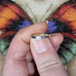 Australian Precious Opal Ring in Sterling Silver Size 6