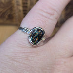 Koroit Boulder Opal Ring sz 8 – Sterling Silver