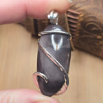 Willow Creek Jasper Pendant – Sterling Spiral & Rare Purple Core - Rock Your World 