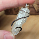 Quartz Crystal Pendant – Ice Ladder in Sterling Silver