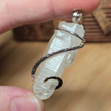 Quartz Crystal Pendant – Ice Ladder in Sterling Silver