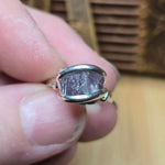 Rare Purple Tourmaline Ring sz 5.5 – Sterling Silver Natural Crystal