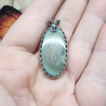 Elegant Pastel Royal Imperial Jasper Pendant in Sterling Silver