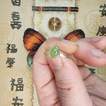 Green Nephrite Jade Ring in Sterling Silver sz 6