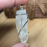Quartz Crystal Pendant – Ice Ladder in Sterling Silver
