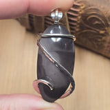 Willow Creek Jasper Pendant – Sterling Spiral & Rare Purple Core - Rock Your World 