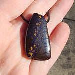 Australian Koriot Yoweh Nut Boulder Opal Pendant Bead Necklace
