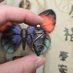 Basenite Arrowhead Pendant – Copper Wrapped Stone