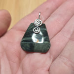 Morrisonite Picture Jasper Pendant Necklace in Sterling Silver